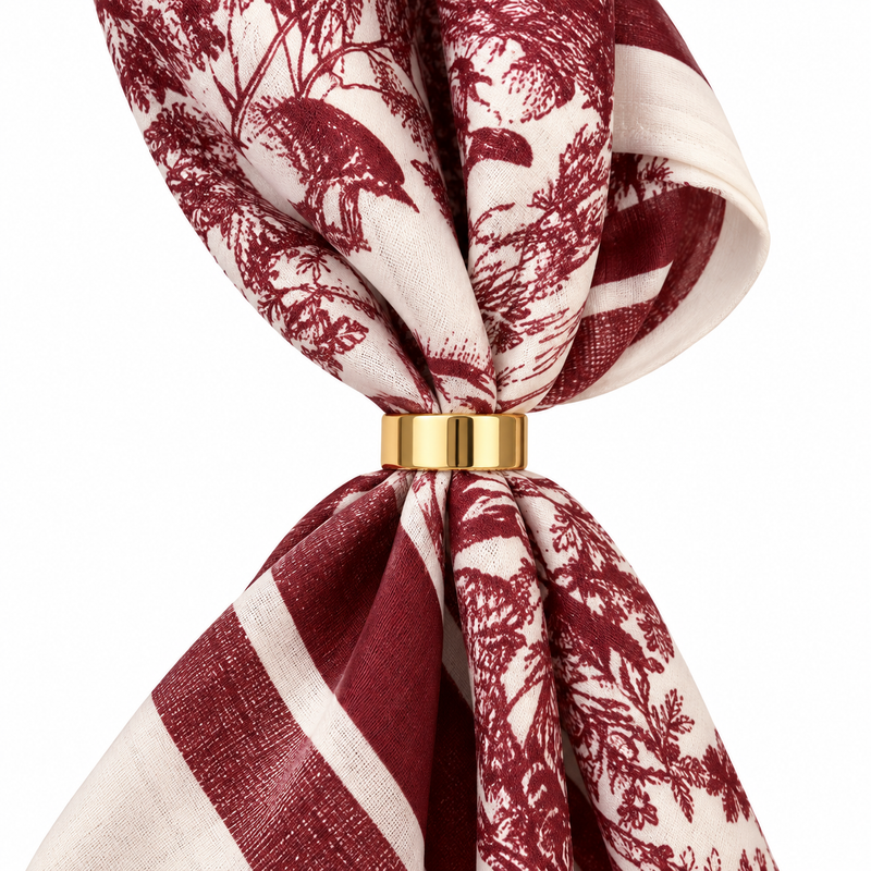 Pañuelo toile burdeos Provenza