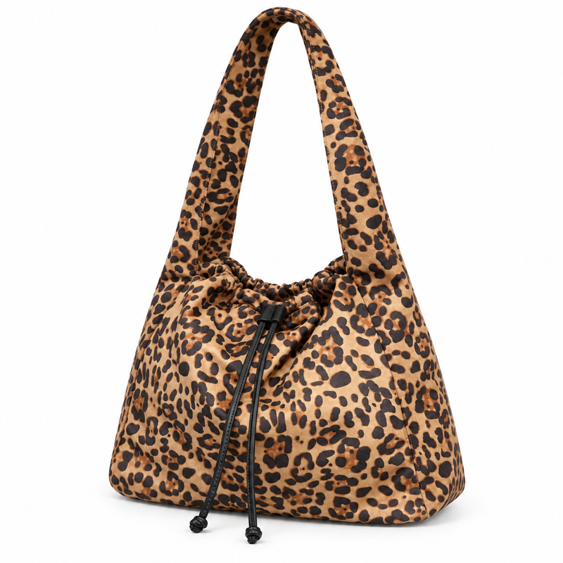 Bolso saco leopardo Sahara
