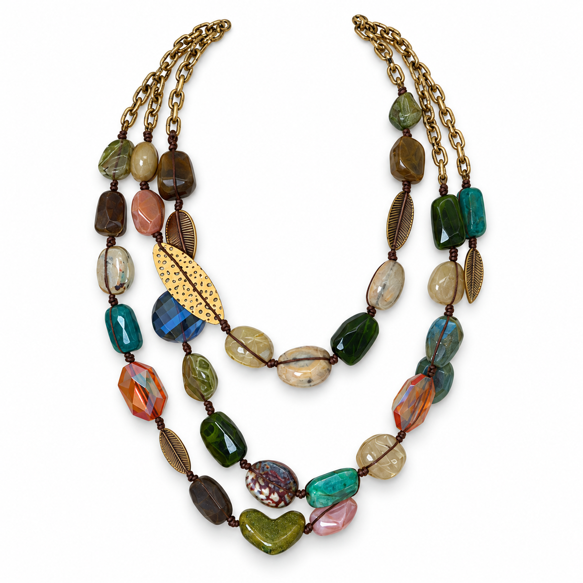 Collar piedras multicolor Frida
