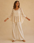 Poncho de crochet